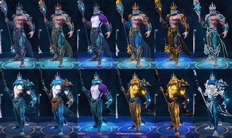 Smite Poseidon Skins