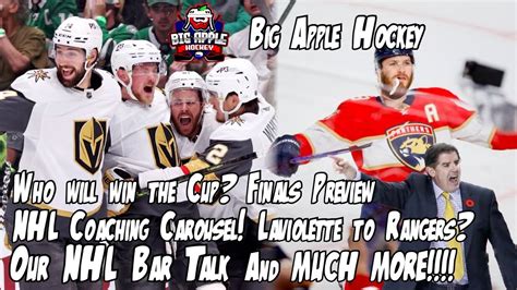 2023 Stanley Cup Finals Preview! Panthers vs Golden Knights! NHL Bar ...