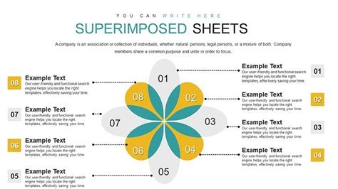 Superimposed Boundary Sheets PowerPoint Charts Template Download ...