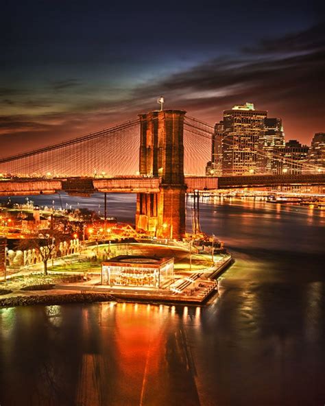 Brooklyn Bridge Park at night | awesome photo's of around the world ...