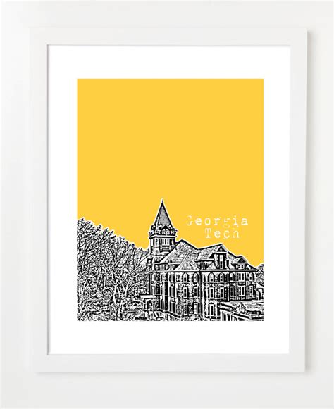 Buy This Classic Atlanta Georgia - Georgia Tech Poster Online | BirdAve