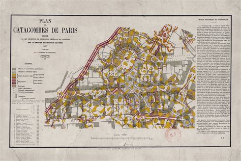 The Paris Catacombs Map