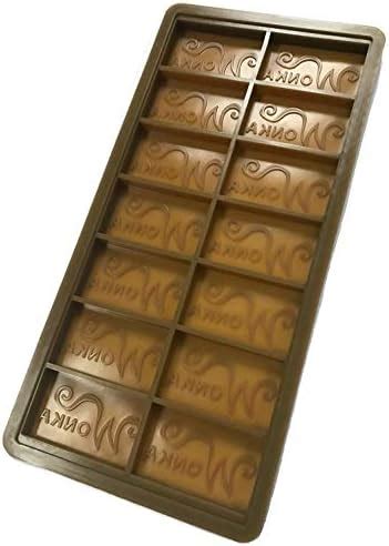 Willy Wonka DIY Chocolate Factory Bar Casting Mold Mould 7.5'' x 3.5 ...