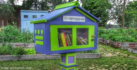 Community Garden Concept - A Little Free Library for Kids