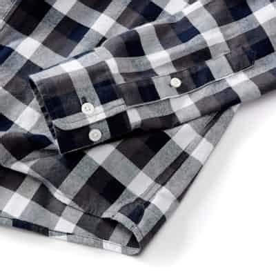 Proof Stretch Flannel - Navy Check | Huckberry