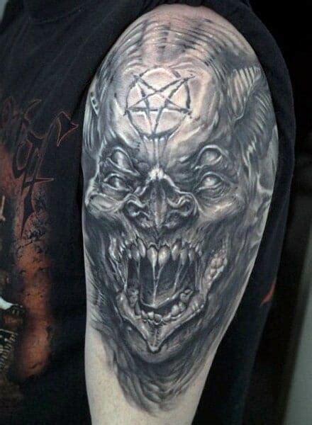 Demon, Devil, Evil and Satanic tattoo designs for men | Outsons | Men's ...