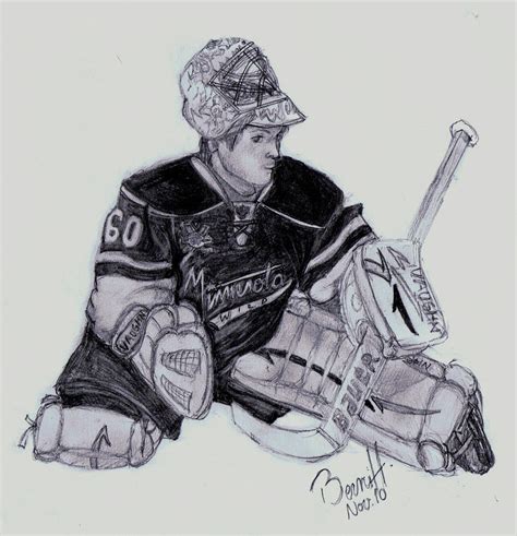 Hockey Goalie Drawing at PaintingValley.com | Explore collection of ...