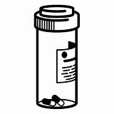 Medicine Bottle Coloring Page sketch template