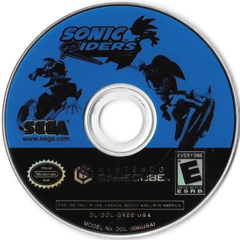 Sonic Riders (2006) GameCube box cover art - MobyGames