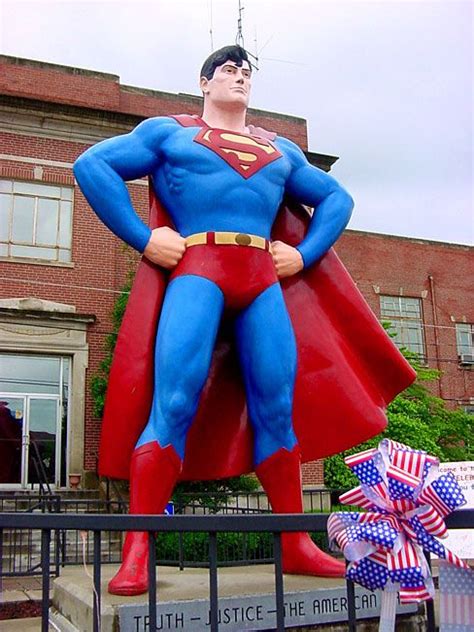 Metropolis, IL Superman is really all there is in this little town. It ...