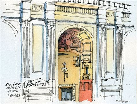 union station | Kansas city union station, Union station, Architecture sketch