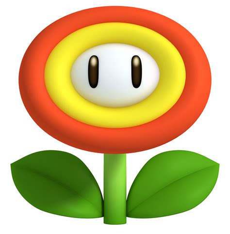 Fire Flower - Characters & Art - New Super Mario Bros. 2