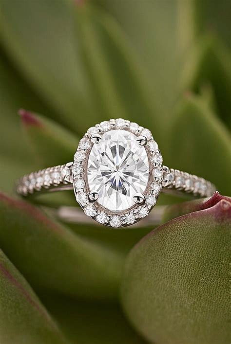 18 Moissanite Engagement Rings - Fantastic Diamond Alternatives | Oh So Perfect Proposal