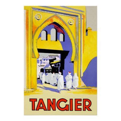 Tangier Morocco travel poster Travel Tours, Travel Decor, Travel Art, Retro Travel Poster ...