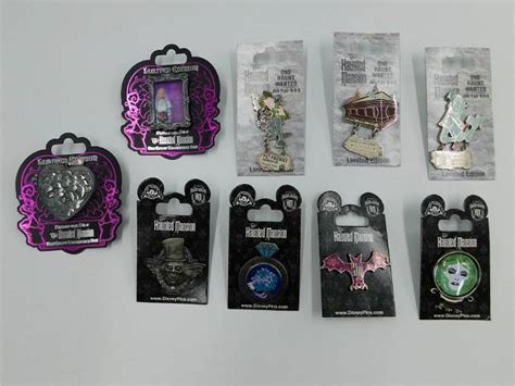 Lot Of 9 Disney Haunted Mansion Pins