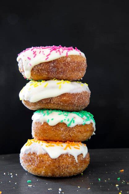 Premium Photo | Donut stack