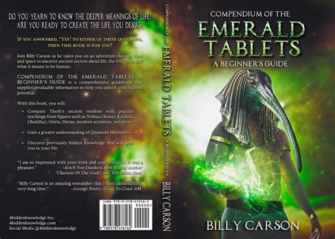 ‘The Compendium Of The Emerald Tablets’ By Billy Carson: A Must-Read For This Vacation Season