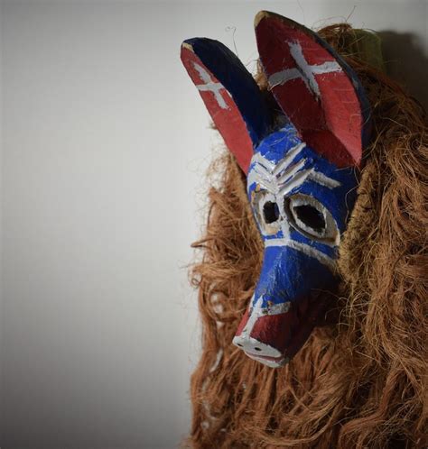 Chewa Nyau Zoomorphic Mask - Katete, Zambia, eastern province. # ...