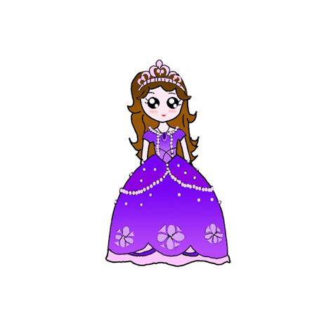 How to Draw Princess Sofia - Step by Step Easy Drawing Guides - Drawing Howtos