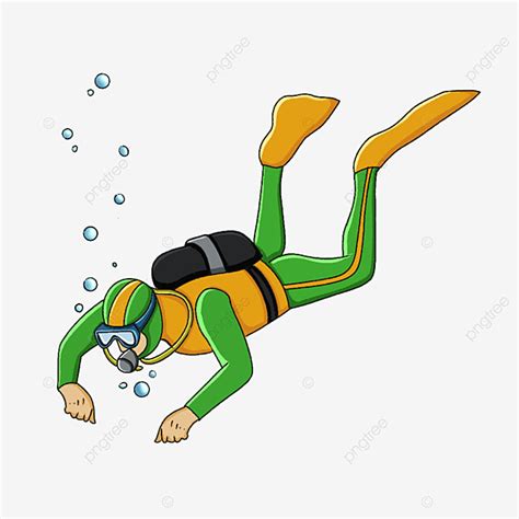 Diver Clipart Transparent Background, Scuba Diver Clipart, Diver ...