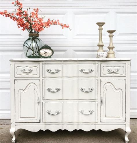 Shabby Antique White Dresser | General Finishes Design Center