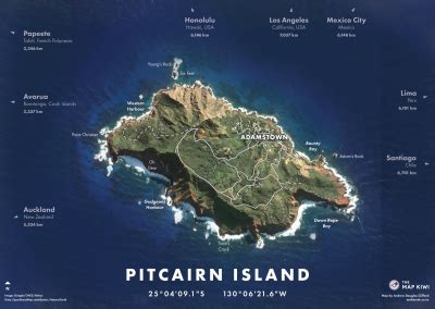 Pitcairn Island | The Map Kiwi