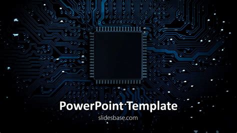 Computer Chip PowerPoint Template | Slidesbase