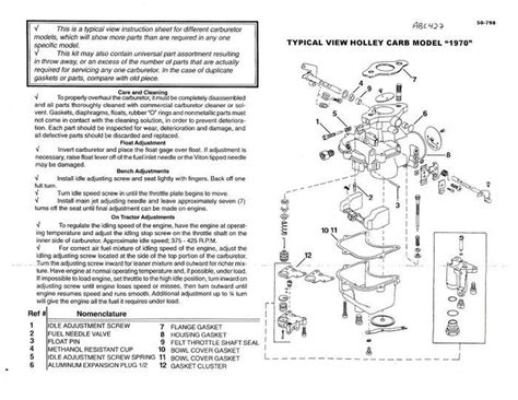 Ford 2000 tractor holley carburetor