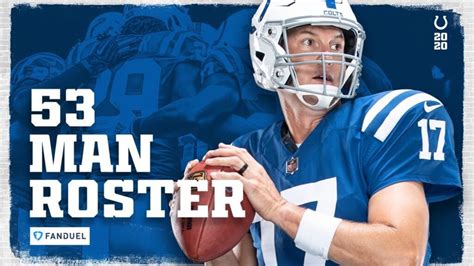 Who made the cut for the Indianapolis Colts' initial 53-man Week 1 roster?