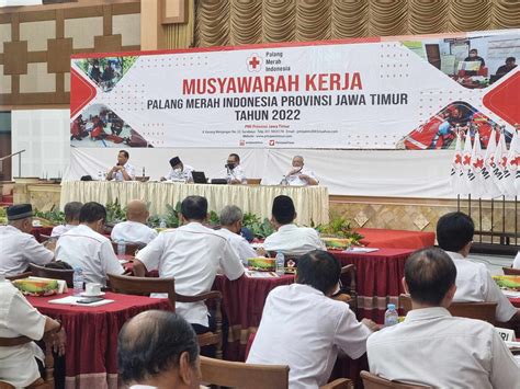 Bahas Program Kerja 2023, PMI Jatim Gelar Musyawarah Kerja