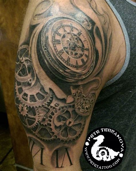 Pocket Watch Gears Tattoo