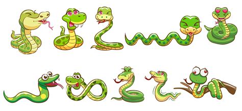 Cartoon Snake Clipart Image