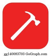 900+ Hammer And App Icon Clip Art | Royalty Free - GoGraph