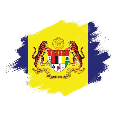 Templat Desain Bendera Vektor Putrajaya Negara Bagian Malaysia, Bendera Negara Malaysia, Bendera ...