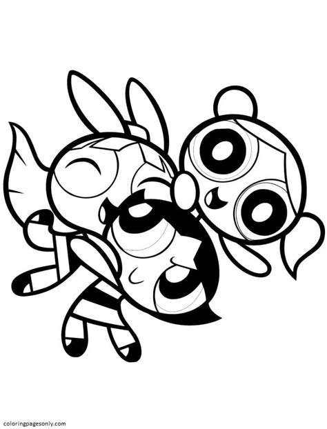 Cartoon Network Powerpuff Girls Coloring Page - Free Printable Coloring Pages