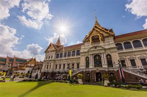 Royal Grand Palace in Bangkok, Thailand in Sunny Day Stock Photo - Image of famous, building ...