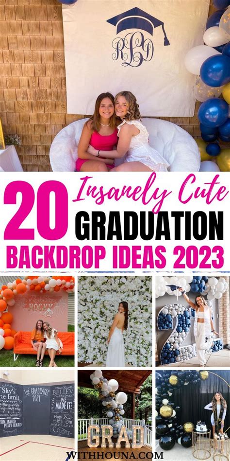 20 Beautiful Graduation Party Backdrop Ideas to Take your Grad Party to the Next Level - With ...