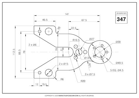 2D CAD EXERCISES 347