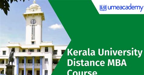 Kerala University Distance MBA Course