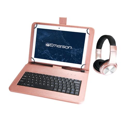 10.1" Tablet Combo with Headphones and USB Keyboard – EMERSONAUDIO