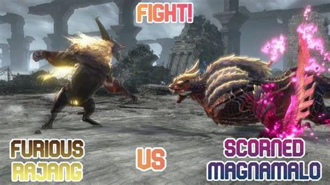 Scorned Magnamalo VS Furious Rajang | Angry Variants fight for 3rd Place | Elder Dragon Tier ...