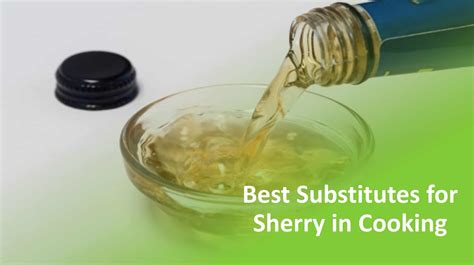 Cooking Sherry Substitute & Alternative Replacement