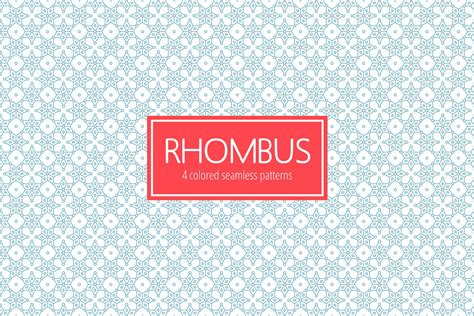 Rhombus Seamless Vector Free Pattern - GraphicSurf.com