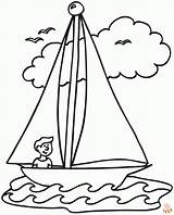 Sailboat Coloring Pages sketch template