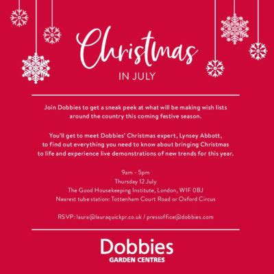 Dobbies Garden Centre Christmas in July Event - Interior Styling ...