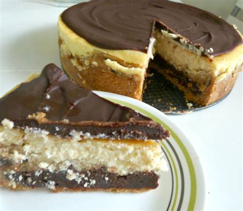 Explosion Cheesecake Graham cracker crust, chocolate layer,caramel ...