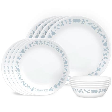 Disney Commemorative Series Characters 12-piece Dinnerware Set | Corelle