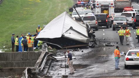 Route 78 traffic still backed up 11 hours after fiery fatal crash