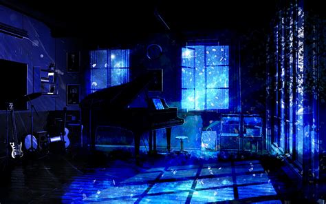 🔥 Download Music Room Piano Anime Original Dark Wallpaper by @julial56 ...