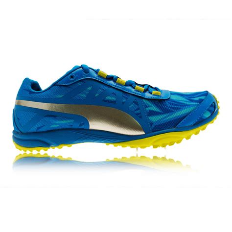 Puma Haraka XCS v2 Mens Blue Yellow Running Sneakers Sports Shoes ...